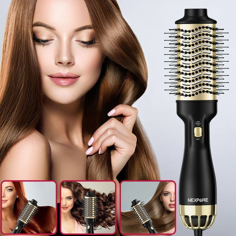  IG INGLAM MegaAIR Styler, 5 in-1 Professional Hair Dryer Brush  110,000 RPM Brushless BLDC Motor Ionic Hot Air Volumizing and Shape, White  : Beauty & Personal Care