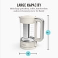 thumbnail image 6 of Martha Stewart 7 Cup Electric Kettle with Tea Infuser, Linen Cream, 6 of 6