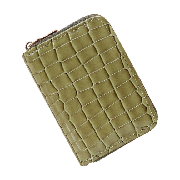 Kcolen Slim Embossed Women's Wallet RFID Blocking Secure Card Holder Fashionable Pocket Organizer with Zipper