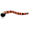 thumbnail image 2 of The Petting Zoo Coral Snake Stuffed Animal, Gifts for Kids, Snake Plush Toy, 54 inches, 2 of 2