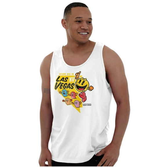 PACMAN Score Big in Las Vegas Nevada Tank Top T Shirts Men Women Brisco Brands S