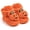Orange, variant on Baby Fuzzy Bootie Slippers Halloween Cozy Sock Shoes Soft Infant Shoes Warm Fleece Slippers for Toddlers