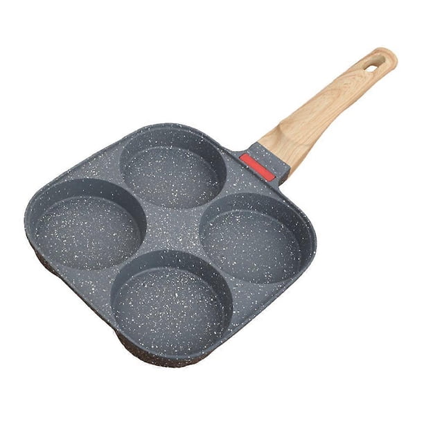 Kitchen Egg Pan 4-Hole Egg Frying Pan Fried Egg Cooker Pan for Breakfast Pancake