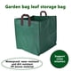 thumbnail image 4 of Garden Bags Leaf Bins Waste Bags Compost Bags Heavy Duty Water Proof Outdoor Storage Folds for Easy Transport Large Capacity 30L for Yard, Garden, Farming, Leaf Collection, Green Waste,, 4 of 4