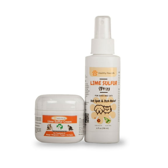 Lime Sulfur Pet Skin Cream and Spray