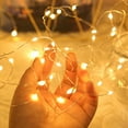 thumbnail image 2 of Tianlaimei Warm White 100ft 300 LED Fairy String Lights Battery Powered, Decorative Twinkle Fairy Lights with Remote for Party Garden Outdoor, 2 of 11