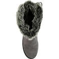 thumbnail image 3 of JOURNEE COLLECTION Womens Gray Lace Up Back Studded Cushioned Kaskae Round Toe Platform Snow Boots 8.5, 3 of 3