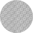 thumbnail image 1 of Ahgly Company Machine Washable Indoor Round Transitional Gunmetal Gray Area Rugs, 7' Round, 1 of 7