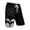 A-Black265, variant on XIAONU Mens Norse Raven Print Casual Shorts Loose Fit Mid Length Drawstring Waist Short Lightweight Shorts