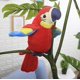 thumbnail image 2 of Grabar y aprender a hablar con grabación de juguete de peluche eléctrico de pájaro colorido, 2 of 3