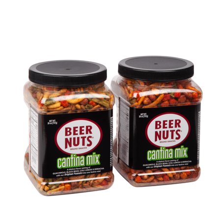 BEER NUTS - 2 Pack - 26 oz. Jar | Cantina Mix (Best Craft Beer Variety Pack)