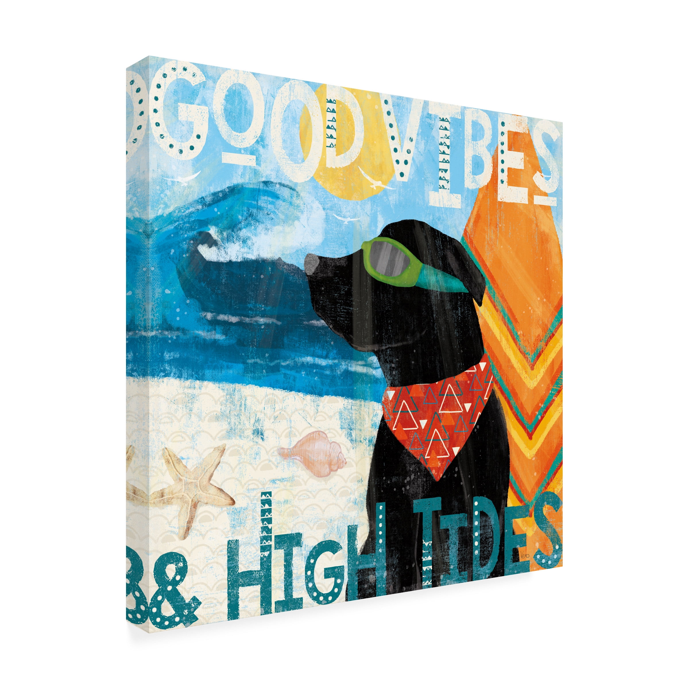 Veronique Charron 'Good Vibes IV' Canvas Art