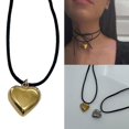thumbnail image 2 of LICEWO Heart Necklace Female Niche Collarbone Chain Student Adjustable Chain Jewelry, 2 of 8