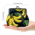 thumbnail image 2 of Banana Travel Wallet - Stylish Coin Purse with 0.7 Microfiber Material & Secure Zinc Alloy Jaws, 4.3x4.7 in/11x12 cm Size, 2 of 7