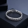 thumbnail image 6 of Chain Bracelet for Men Women  Sturdy Stainless Steel Curb Width Cuban Link Chain Bracelet Set for Men Women, 6 of 12
