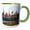 Green/White, variant on 3drose, Belgium, Brugge, Market Square, 11oz Mug