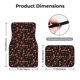 thumbnail image 5 of Fotbe BBQ Juego de 4 Tapetes para Auto con Estampado – Alfombrillas de Goma Reforzada, Diseño Antideslizante, Protección para Todo el Año – Vehículos, Autos, Camionetas y SUVs, 5 of 7