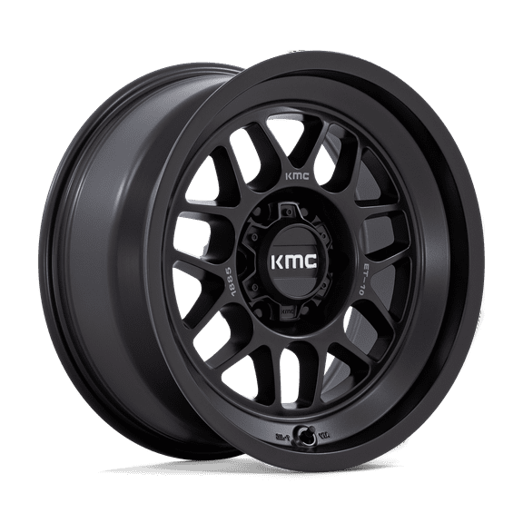 KMC Cast Aluminum Rim KM725 18X8.5 5X5.0 S-BLK -10MM, KM725MX18855010N