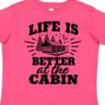 thumbnail image 4 of Inktastic Life is Better at the Cabin with Trees and Moon Boys or Girls Toddler T-Shirt, 4 of 5