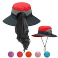 thumbnail image 1 of Sombrero de pescador para mujer, sombrero de verano para exteriores, sombrero de cola de caballo expuesta, sombrero para el sol, sombrero para el sol, sombrero para el montañismo, pesca, sombrero de, 1 of 4