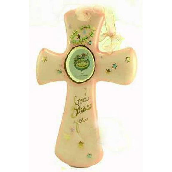 God Bless You Pink Frame - Clayworks