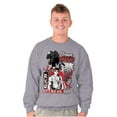 thumbnail image 3 of Kanji Street Fighter Dream Big Ryu Men Big & Tall Sweatshirt Brisco Brands 2X, 3 of 5