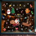 thumbnail image 4 of Pegatina de ventana de Papá Noel para decoración de habitaciones de Nochevieja, decoración de habitaciones para niños, 3, 4 of 5