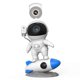 thumbnail image 3 of BL-HJ07 Rocket Astronaut Spaceman Starry Sky Projection Lamp Bedroom Atmosphere Night Light, 3 of 5
