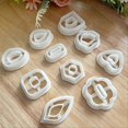 thumbnail image 5 of 10 Pcs Boho Polymer Clay Cutters,Geometric Clay Tools, 5 of 5