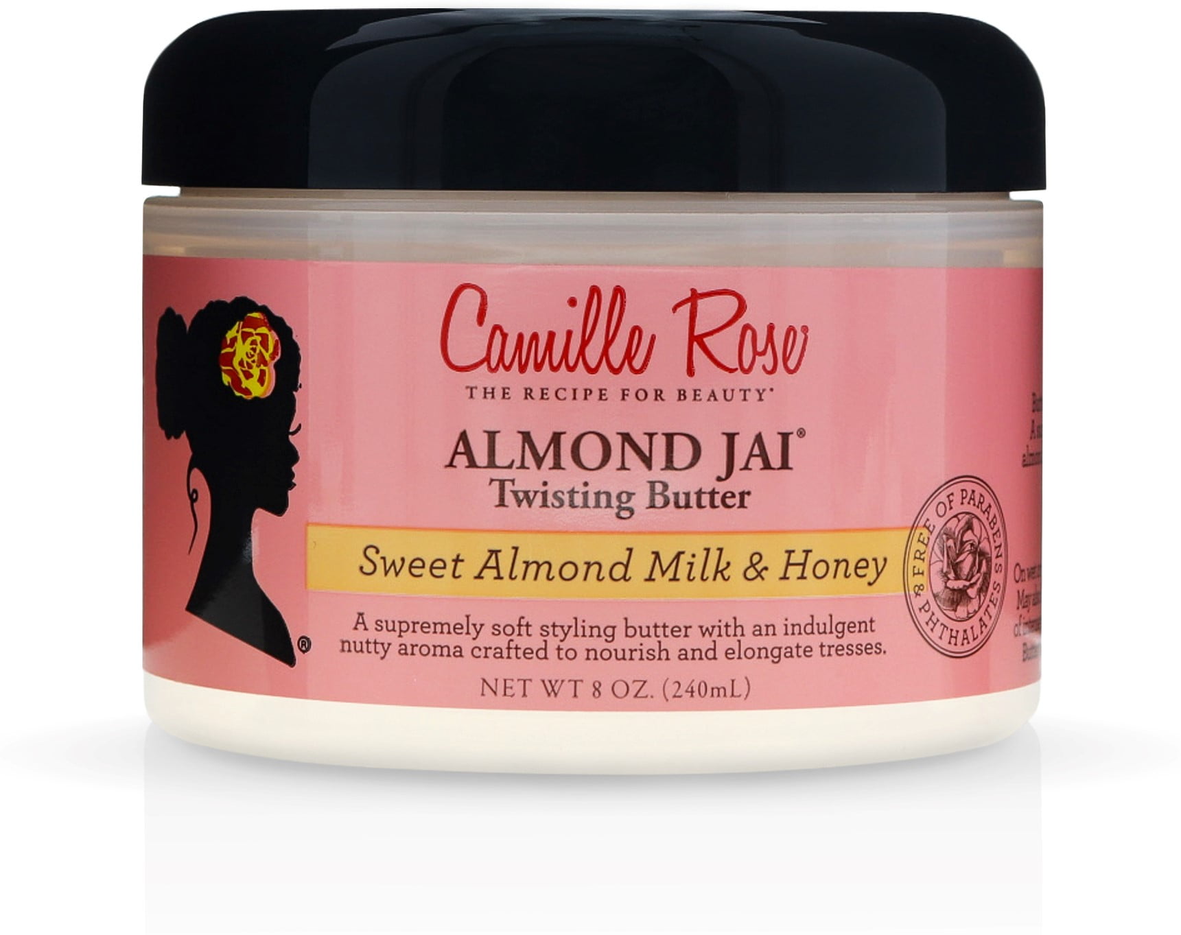 Camille Rose Naturals Almond Jai Twisting Butter, 8 oz (Pack of 3)