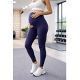 thumbnail image 1 of Leggings para Embarazo Deportiva Ajuste Flexible en poliéster Almacenes Mario Color Azul Marino Talla Unitalla, 1 of 2
