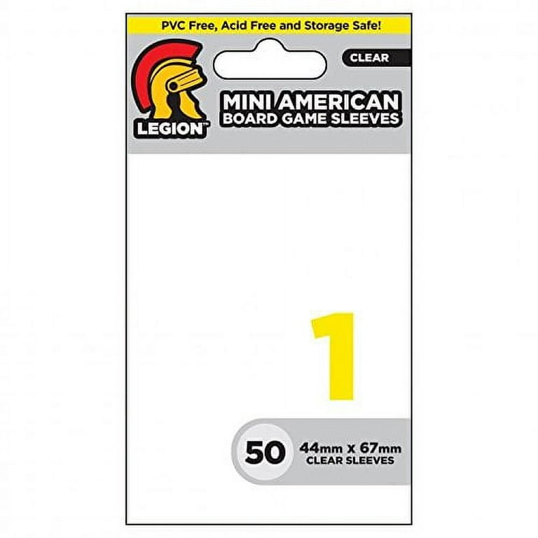 Mini-American Board Game Card Sleeves - Clear (50) New - Walmart.com