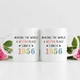 thumbnail image 4 of 1956 Birthday Gifts for Women - Making The World A Better Place Since 1956 Coffee Mug 11 oz - Great 1956 Birthday Gifts for Grandma Mom Aunt Wife Friend Sister Cousin, 4 of 6