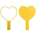thumbnail image 1 of Heart-Shaped Travel Handheld Mirror, Cosmetic Hand Mirror, 1 of 5