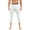 White, variant on Mens Leggings Athletic 3/4 Compression Baselayer Tights Pants Climbing Running Jogging Black M