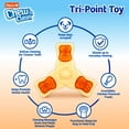 thumbnail image 2 of Hartz Chew 'n Clean Tri-Point Medium Dog Toy, Nylon, 1ct, 2 of 8