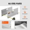 thumbnail image 5 of VEVOR Wheel Alignment Tool 2-Pack Alignment Tool Toe Plates Stainless Steel Toe Angle Measurement Tool Plate 4 Alignment Rods and Magnetic Slots Includes Measuring Tapes & Conversion Chart, 5 of 5