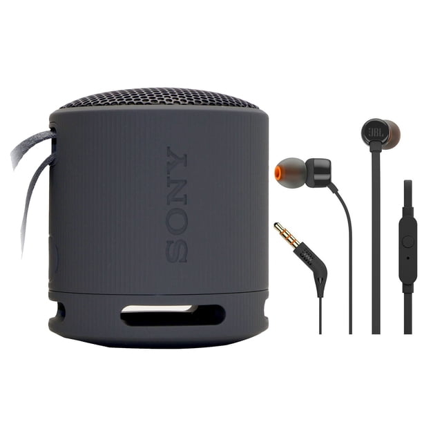 Altavoz Bluetooth Sony XB100 portátil impermeable con auriculares