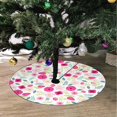 thumbnail image 2 of FMSHPON Cute VintageRustic Flowers Xmas Christmas Tree Skirt Stand Mat for Holiday Party Decoration Indoor Outdoor 48 inches, 2 of 3