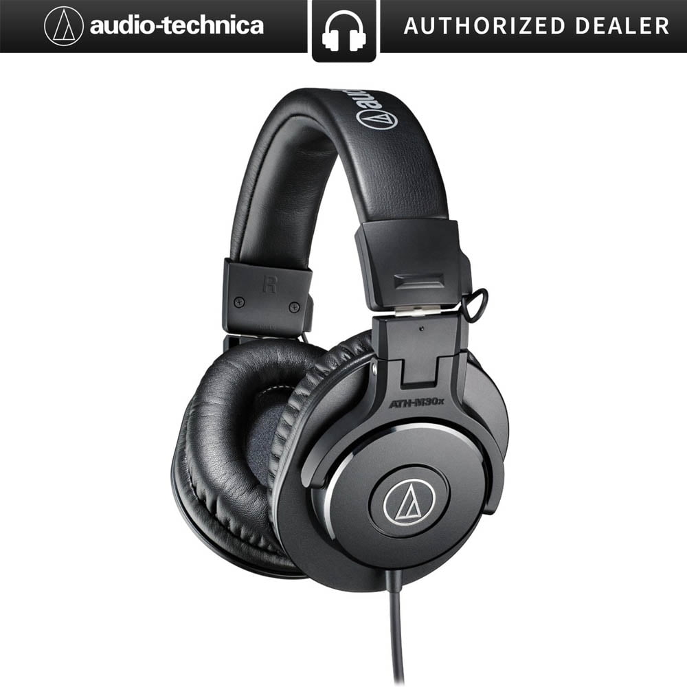 Audio-Technica ATH-M30x Professional Monitor Headphones - Walmart.com