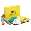 Brady Allwik Universal High-Viz Yellow Portable Economy Spill Kit comes in a