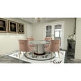 thumbnail image 2 of SEYNAR Modern Velvet Dining Chairs Set of 2, Tufted Back Accent Chair for Living Room,Pink, 2 of 6