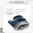 thumbnail image 5 of A Pair Of Heat Insulation And Anti-Perm Gloves 7×11in Thick Anti-Perm Palm With Silicone Piece Lanyard Design Is Easy To Hang Midnightblue Buffalo Plaid Check Tartan Scotland_1, 5 of 8
