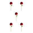 thumbnail image 2 of Baohd 1/2/3/5 10pack/lot Realistic Appearance Artificial Flower For Party Decor And Home Decor Red 5PCS, 2 of 6