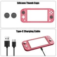 thumbnail image 4 of EEEkit 8-in-1 Accessories Bundle Fit for Nintendo Switch Lite with Carrying Case, Clear Cover Case, Screen Protectors, Charging Cable, Thumbstick Caps, 4 of 7