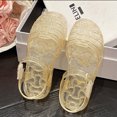 thumbnail image 2 of Wxolcjlv Toddler Kids Girl Jelly Sandals Girls Closed Toe Summer Dress Shoes Beach Flat Sandals Size 2 Years, 2 of 9