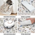 thumbnail image 6 of Washable Area Rug 8'x10', Non Slip Washable Rug for Living Room, Animal Butterfly Print Indoor Soft Carpet for Bedroom, Dining Room, 6 of 7