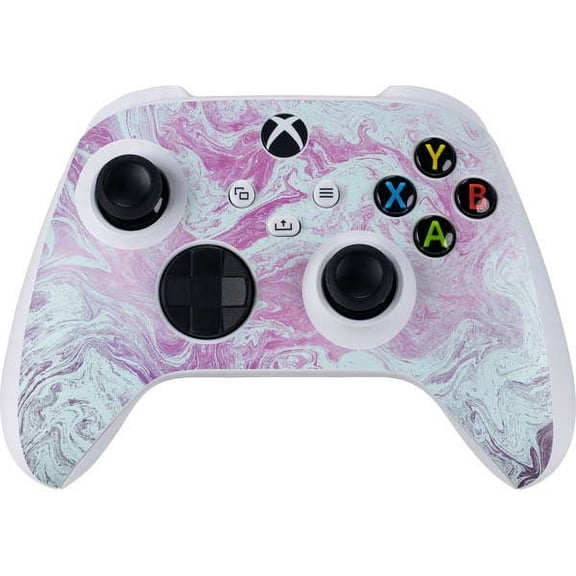 Skinit Blue and Purple Marble Xbox Series S Controller Skin