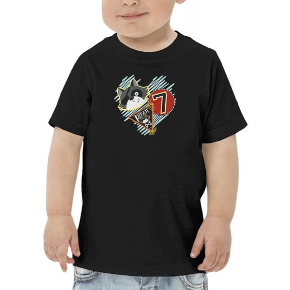 Pirate Fox With Eyepatch T-Shirt Toddler -Image by Shutterstock, 5 Toddler