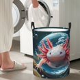 thumbnail image 5 of Gaeub Bubbles Axolotl Fantasy Dirty Clothes Storage Basket, Toy Storage Bin for Storing Clothing, Diapers, Toys-Medium, 5 of 6